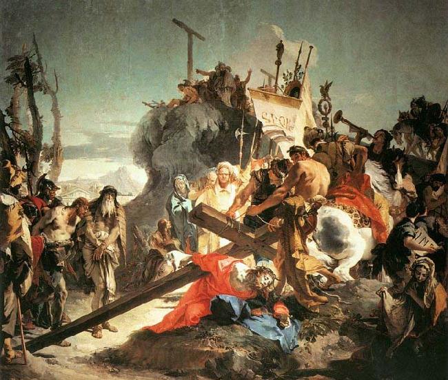 Giovanni Battista Tiepolo Christ Carrying the Cross Spain oil painting art